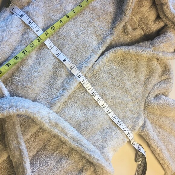 Daydream by Berkshire Home Teddy Robe Gray S/M - Picture 5 of 8